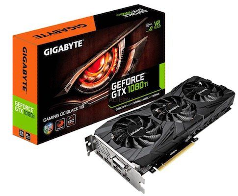 Gigabyte GeForce GTX 1080 Ti Gaming OC Black Grafikkarte für 579,99€ (statt 708€)   mit Masterpass!