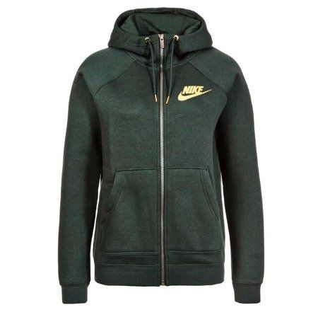 Beendet! Nike Damen Hoodie RALLY FZ METALLIC für 22,49€ (statt 70€)