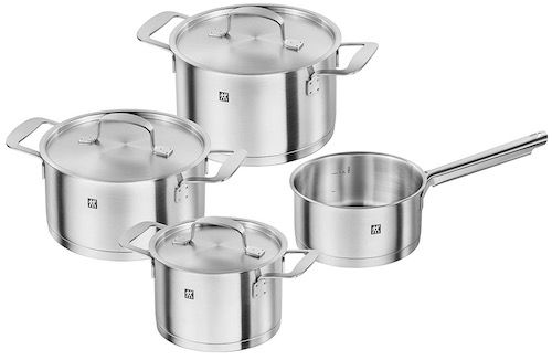 Zwilling Base Edelstahl Topfset 4 teilig für 69,99€ (statt 90€)