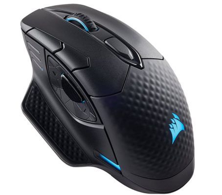 Corsair Dark Core RGB SE wireless Gaming Maus mit QI Aufladung für 89,90€ (statt 101€)