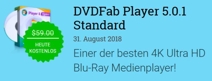 DVDFab Player 5 (Vollversion, Windows) gratis