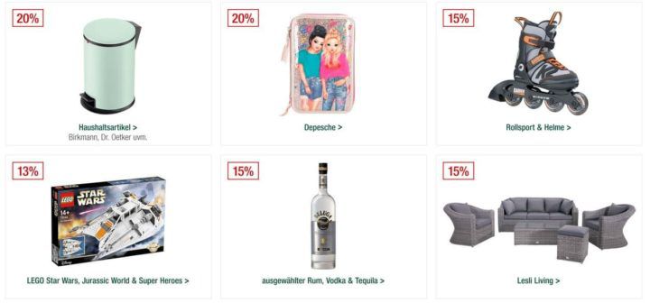 Galeria Kaufhof Sonntagsangebote   15% Rabatt auf ausgewählten Rum, Vodka & Tequila   20% auf Herrenschuhe, Uhren & Schmuck uvam