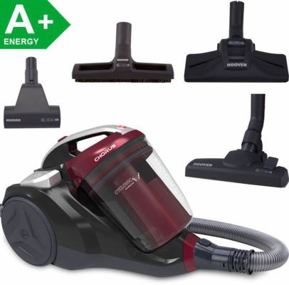 HOOVER Candy Chorus CH50PET   Zyklon beutelloser Staubsauger mit 4 Düsen für 69€ (statt 133€)