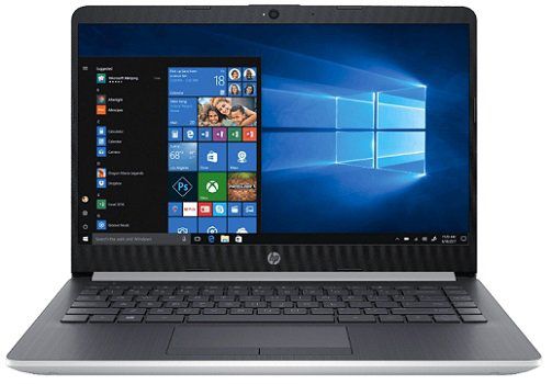 HP 14 ma0302ng 14 Notebook mit Celeron, 4GB RAM, 128GB SSD in silber für 333€ (statt 439€)