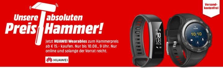 Huawei Preishammer Aktion: günstige Tracker und Smartwatches ab 24,99€