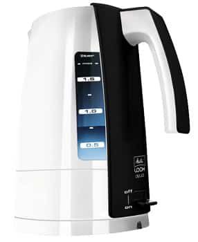 MELITTA H 205 0102 Look Aqua Wasserkocher Schwarz/Weiß für 29€ (statt 37€)