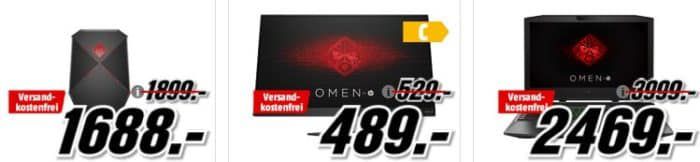 Media Markt OMEN Tiefpreisspätschicht: z.B. HP Omen 15 ce030ng Gaming Notebook für 799€ (statt 1.204€)