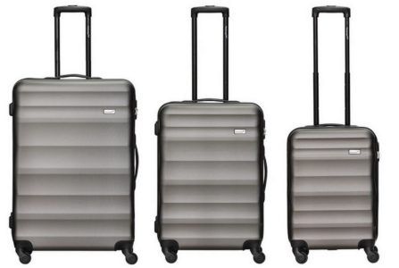 Packenger Timber   3er Koffer  Trolley Hartschalen Set aus ABS für 99,95€