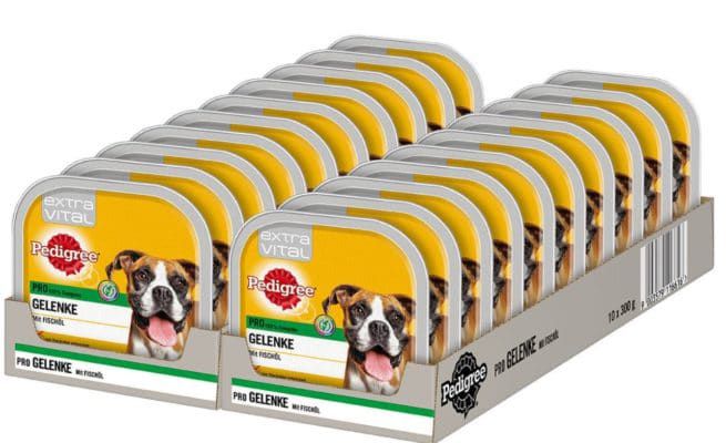 Pedigree Hundefutter 20 x 300g Schalen   5 Sorten für je 15,99€