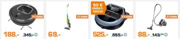 SATURN Staubsaugeraktion: viele günstige Modelle z.B. Black & Decker NVB 215 WN für 19€ (statt 24€)