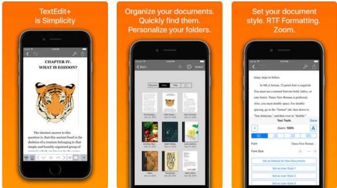 TextEdit+ (iOS) gratis statt 4,49€