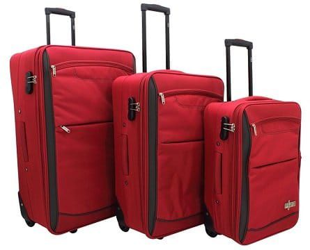 F23 Weichgepäcktrolley Set Chicago mit 2 Inline Rollen und Bodengriff für 59,90€ (statt 106€)