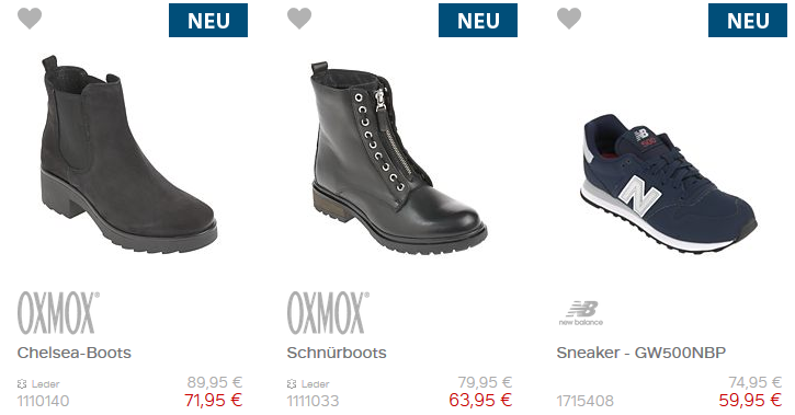 Schuh Sale bei Roland Schuhe + weitere 20% Extra Rabatt auf alle Schuhe