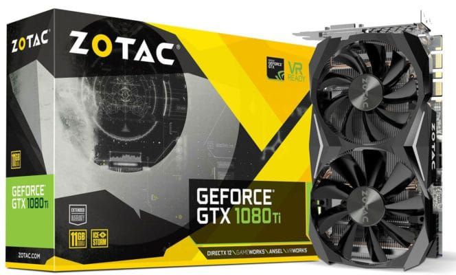 Bis 16 Uhr: Zotac GeForce GTX 1080 Ti Mini 11GB Grafikkarte für 634,90€ (statt 719€)