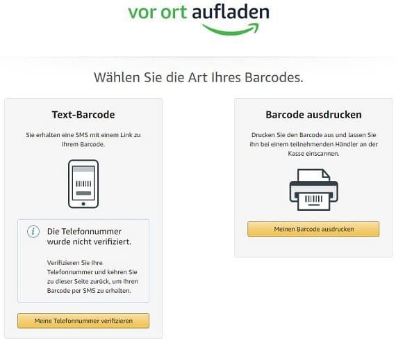 NEWS: Amazon Cash in Deutschland gestartet   Amazon vor Ort aufladen