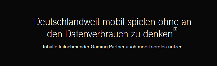 NEWS: StreamOn Gaming als Tarifoption bei der Telekom