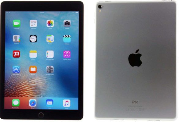 Apple iPad Pro   Spacegrau 9,7 Zoll mit 32GB und WiFi ab 287,10€ (statt 502€) [B Ware]