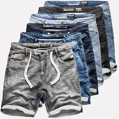 Sublevel Herren Jogg Bermuda Short Jeans (slim Fit) für je 19,90€) (statt 33€)