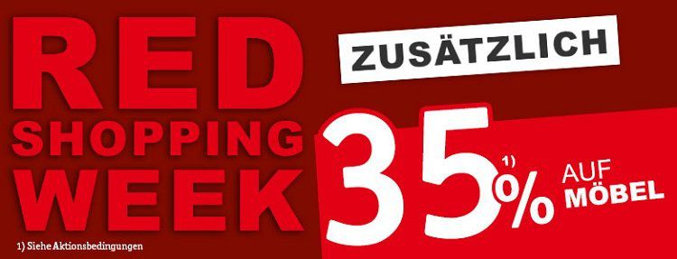 XXXLutz Sale mit 35% Rabatt auf Möbel