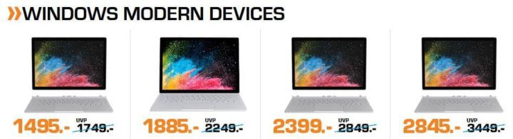 Saturn Late Night Notebooks Special: günstige PCs & Notebooks z.B. LENOVO Yoga 720 Convertible i7 für 919€ (statt 1.200€)