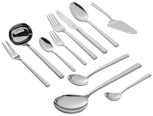 Top! Zwilling Senses   68 teiliges Besteckset + Vielzweckschere TWIN rot für 114,90€ (statt 273€) nur bis Mitternacht