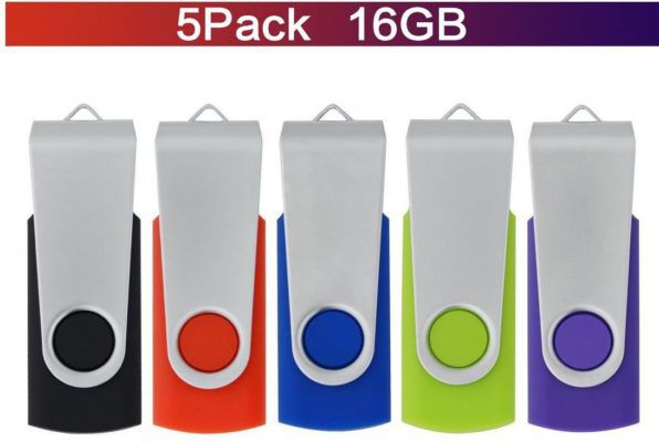 5 x 16 GB USB Sticks im Color Set für 21,59€