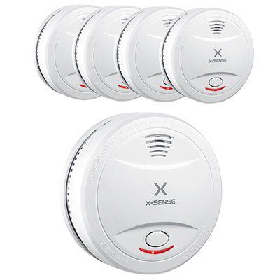 X Sense SD12   10 Jahres Rauchmelder (DIN EN 14604) im 5er Pack für 36,99€ (statt 67€)