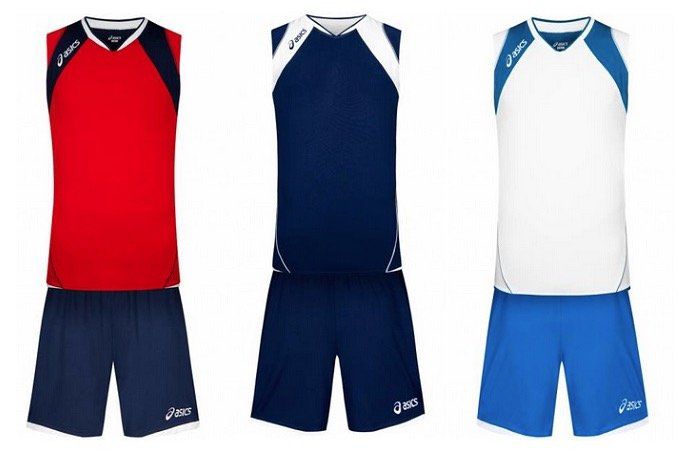 Asics Herren Volleyball Set bestehend aus Trikot mit Short für je 13,99€ + VSK