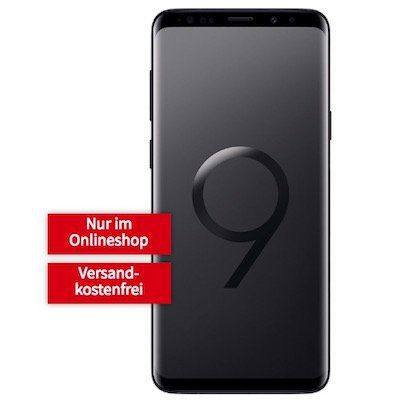 Knaller! Samsung Galaxy S9+ für 49€ + Vodafone Flat inkl. 1GB nur 19,99€ mtl. + gratis Galaxy Tab E Tablet