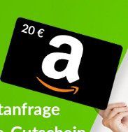 Abgelaufen! Gratis 20€ Amazon-Gutschein für Kreditanfrage - kein Abschluss erforderlich! Abgelaufen! Gratis 20€ Amazon Gutschein für Kreditanfrage kein Abschluss erforderlich!