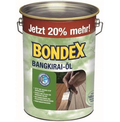 Bondex Bangkirai Holzschutz Öl (4,8 L) für 34,99€ (statt 43€)