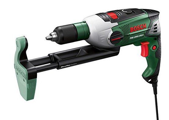 Bosch Schlagbohrmaschine PSB 1000 2 RCA inkl. Koffer und Absaugung für 89,90€ (statt 185€)   B Ware!