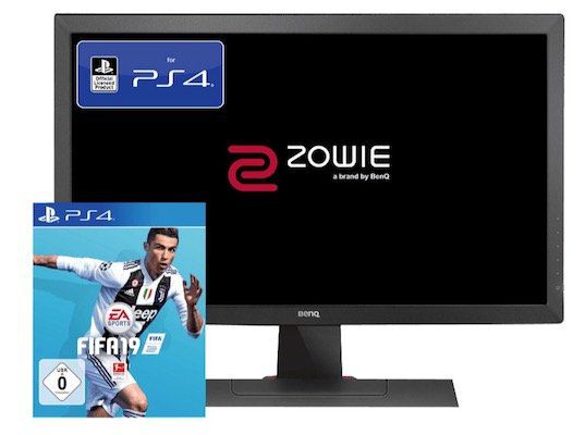 BenQ Zowie RL2455   24 Zoll Full HD Monitor für 169,99€ + gratis Fifa 19 (PS4)