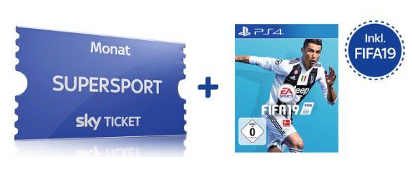 Sky Supersport Ticket bis Ende November für 59,99€ + gratis Fifa 19 (PS4)