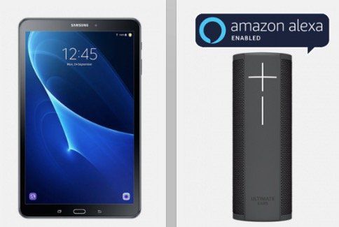 Samsung Galaxy Tab A 10.1 + UE Blast für 4,95€ + Vodafone DataGo M 5GB LTE Datentarif für 17,49€ mtl.