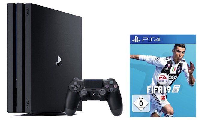 Playstation 4 Pro 1TB inkl. FIFA 19 für 29€ + Vodafone DataGo L mit 12GB LTE für 27,49€ mtl.