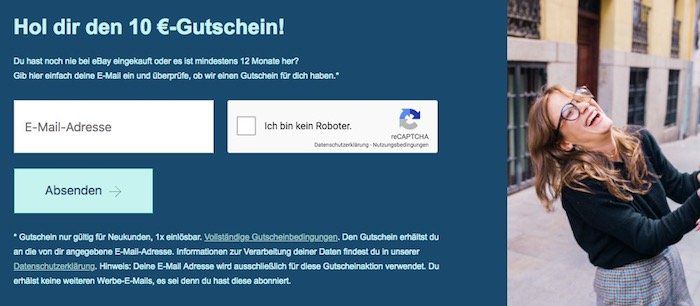 eBay: 10€ Gutschein ohne MBW für Neukunden oder wenn ihr länger als 12 Monate inaktiv wart