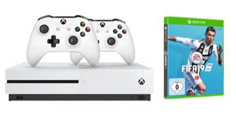 Xbox One S 1TB + 2. Controller + Fifa 19 ab 259€ (statt 340€)