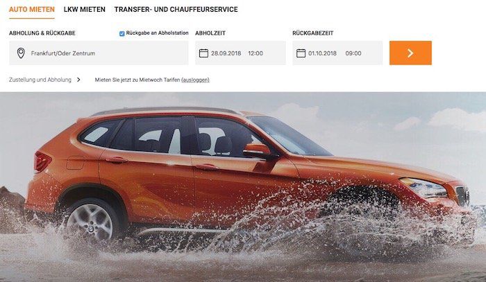 Sixt Mietwoch mit bis zu 50% Rabatt auf Mietwagen   gültig von 2 bis 7 Miettagen (USA 14 Tage)