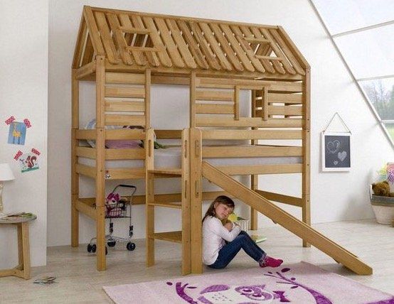 Relita Kinderbett Eliyas mit Tom’s Holzhütte inkl. Dachaufbau für 829,94€ (statt 1.000€)