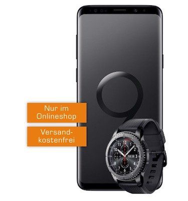 Samsung Galaxy S9+ inkl. Gear S3 frontier 49€ + Vodafone Flat 2GB für 27€ mtl.