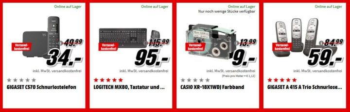 Media Markt Büro Tiefpreis Woche: heute z.B. EPSON WorkForce Pro WF 3725DWF Tintenstrahler 4 1 für 89€ (statt 141€)