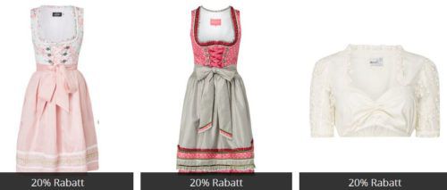 Peek & Cloppenburg* Late Night mit 20% Extra Rabatt auf alle Dirndl