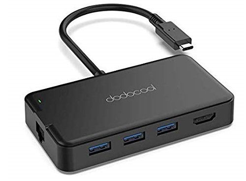 dodocool USB C Hub mit RJ45, 3 x USB 3.0, HDMI und VGA für 29,99€ (statt 40€)