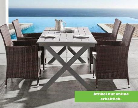 Ellen Akazienholz Outdoortisch 180x90cm ab 84€ (statt 149€) Mömax Selbstabholung