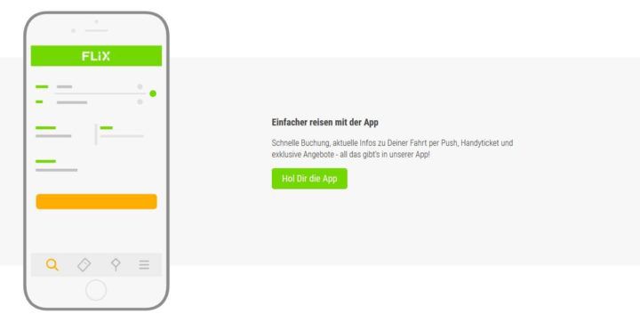 TOP! FlixBus App Aktion: Viele Fahrten zu Sonderpreisen ab 5,99€ TOP! FlixBus App Aktion: Viele Fahrten zu Sonderpreisen ab 5,99€