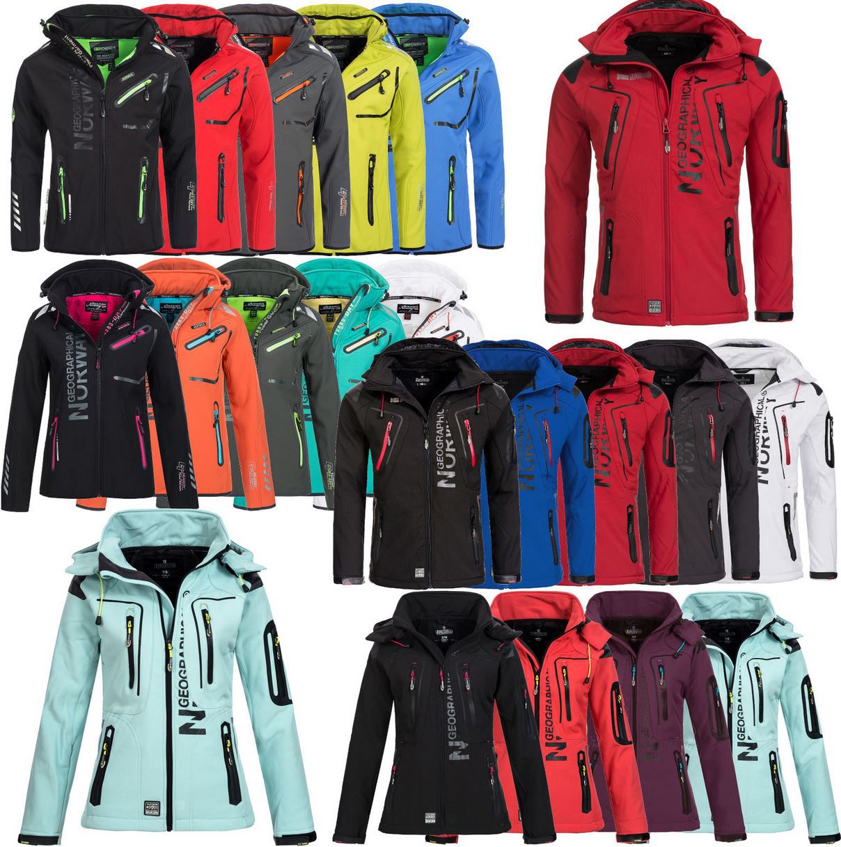 Geographical Norway Herren Softshell Jacken für je 54,90€ (statt 69€)