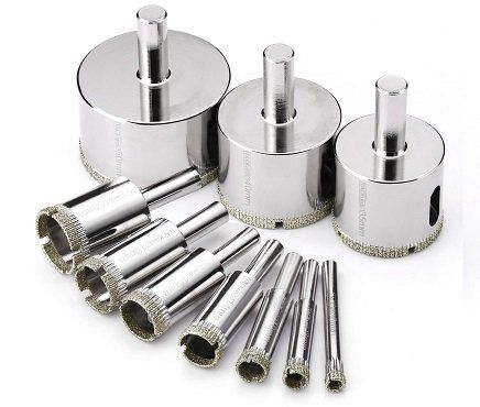 Tacklife AHS02C Glasbohrer Set mit 10 Größen von 6mm bis 50mm für 9,99€ (statt 14€)