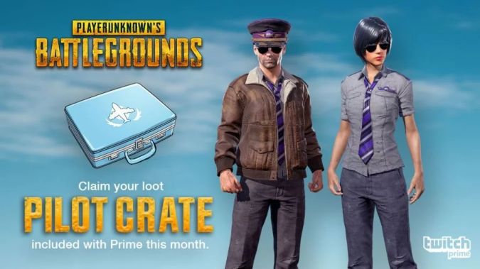 PUBG Pilot Crate Lootbox gratis   nur für (Twitch) Prime Mitglieder