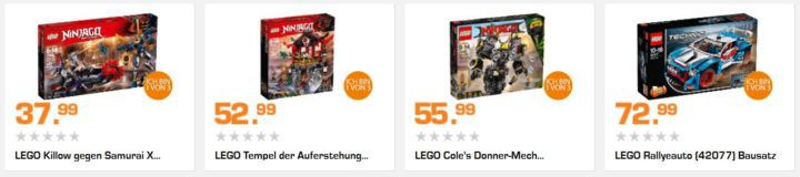 Bis 9 Uhr! Saturn Lego Multibuy: 3 Artikel kaufen und nur 2 zahlen   im ganzen Sortiment!